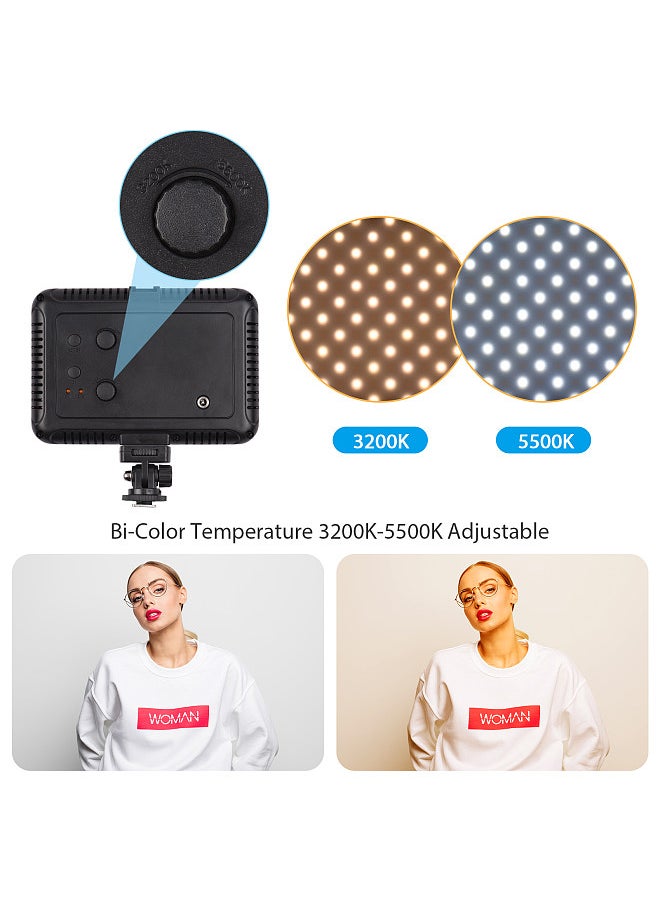 Generic - 22W Video Light Kit Photography Fill Light with C-Clamp Stand 216PCS Lamp Beads Bi-Color Temperature - Image 1