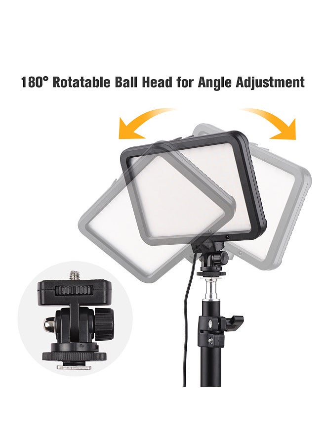 Generic - 22W Video Light Kit Photography Fill Light with C-Clamp Stand 216PCS Lamp Beads Bi-Color Temperature - Image 1