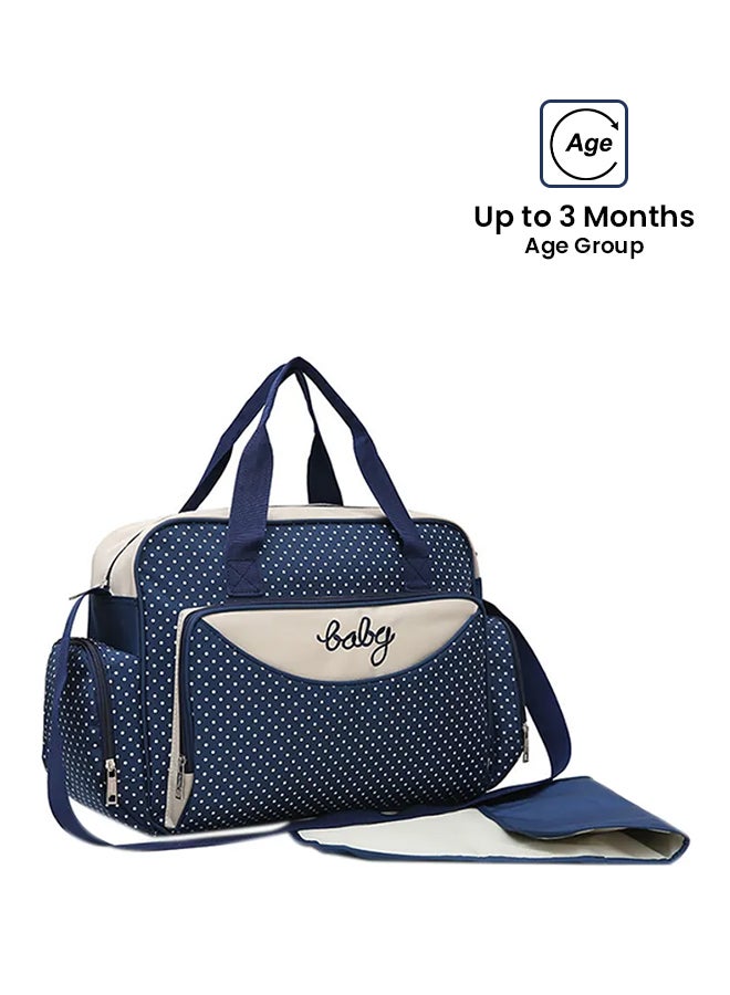 Kidle Large Capacity Baby Diaper Bag With Adjustable Padded Shoulder Straps, Top Zipper Closure - Image 1