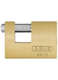 Yale ABUS 82/70 KD B 82 Monoblock Solid Brass Padlock Keyed Different  - Image 1