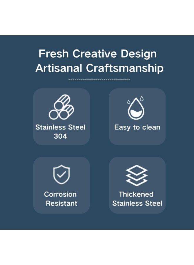 Bukela 8-Pack Cat Paw Teaspoons, 18/10 Stainless Steel, for Sugar, Coffee, Cake, Dessert, Ice Cream Stirring, 15cm - Image 3