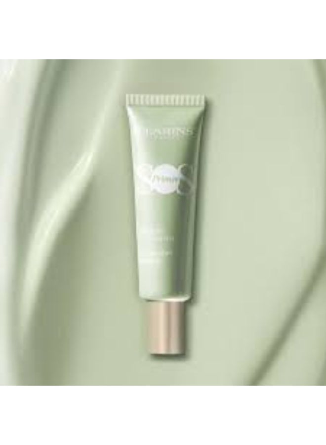 Clarins SOS Color Correcting Face Primer in the shade 04 Green (Redness), 30 ml size - Image 3