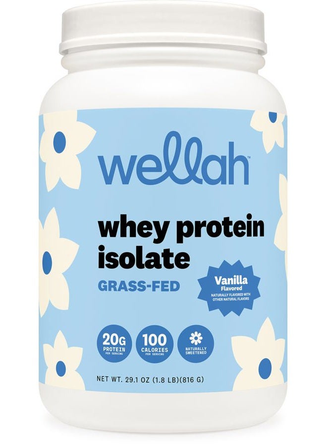 Wellah Protein Your Whey (30 Servings, Vanilla) - Whey Protein Isolate Protein - Image 1