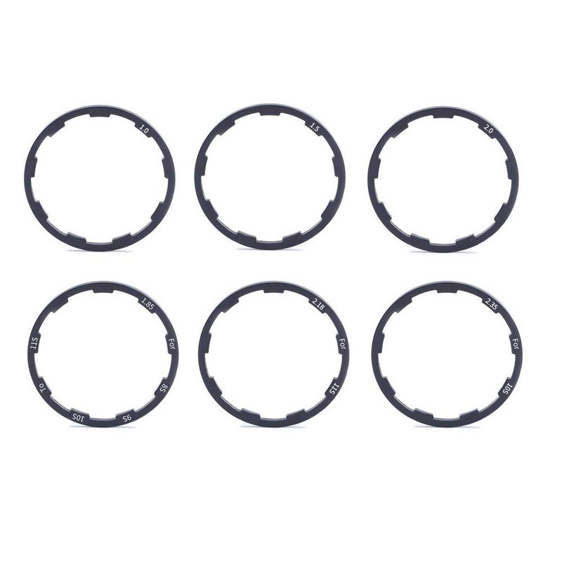 Juscycling Spacer Washer For Flywheel Cassette Mtb Road Bike Bicycle Hub 7/8/9/10/11S, Various Size Options Of 1/1.5/2/1.85//2.18/2.35Mm (1 Pcs Of 1.85Mm) - Image 3