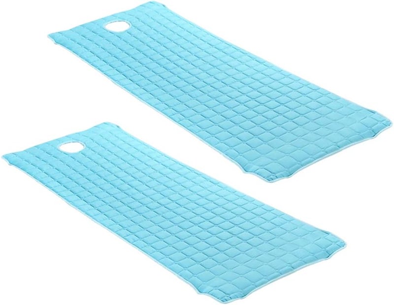 klarako 2 Pcs. Massage Table Massage Table Bedding Bed Sheet Bed Linen Table Skirt Skirt klarakoBlue, as described - Image 1