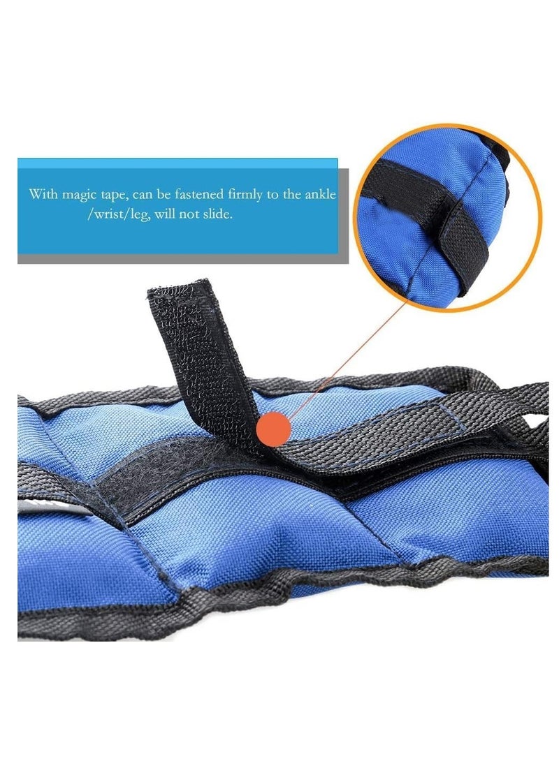 Spall Ankle And Wrist Weight Fully Adjustable Strap For Women Men Kids Weighted Ankle Fitness Workout Walking Running Jogging Exercise Gym-4KG - Image 3