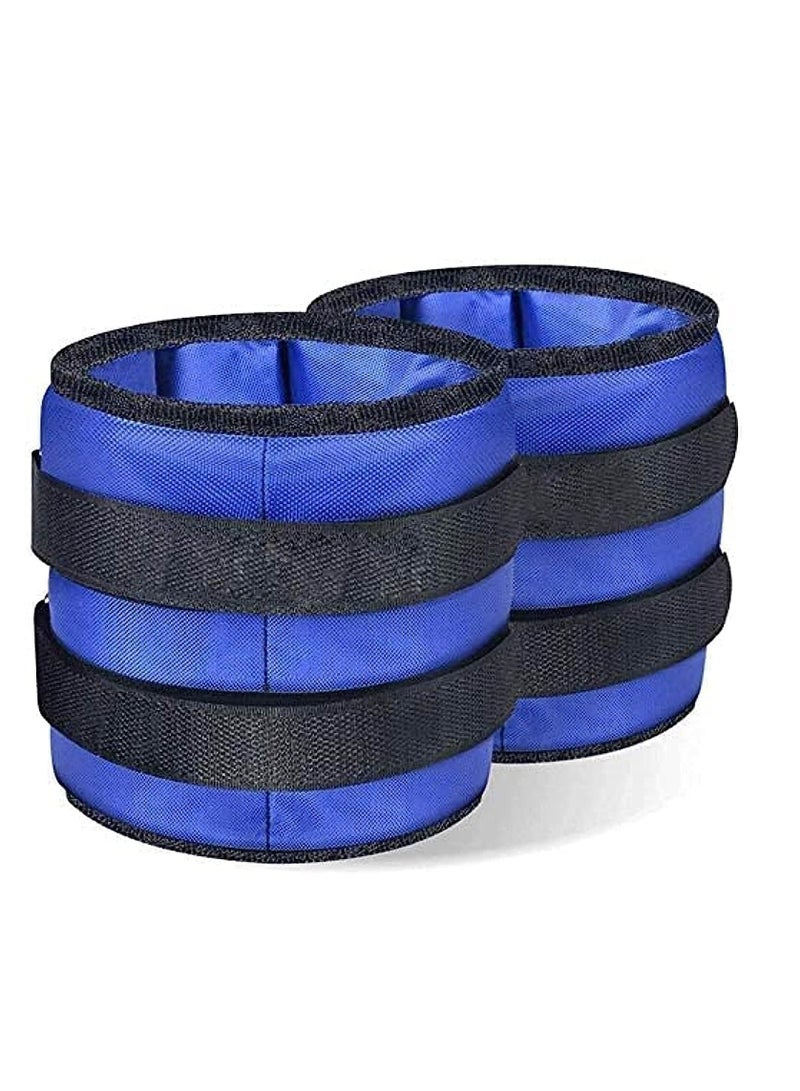 Spall Ankle And Wrist Weight Fully Adjustable Strap For Women Men Kids Weighted Ankle Fitness Workout Walking Running Jogging Exercise Gym-4KG - Image 1