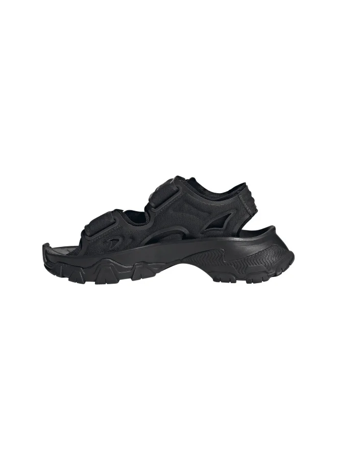 Adidas Asmc Hika Sandal Canvas Black Outdoor Sandals For Women 4