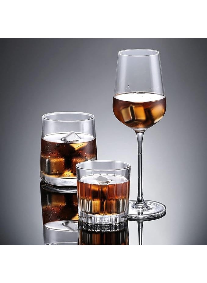 KISUASHI - KISUASHI Stainless Steel Ice Cubes 8 Pack Reusable High Cooling Technology Ice Cubes Chilling Rocks Whiskey Ice Cubes Set with Tongs and Trays Chilling Whiskey Rocks for Drinks Juice Soda - Image 1