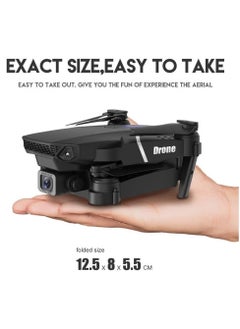 ماركة غير محددة LS-E525 WiFi FPV 4K Camera Drone Headless Mode Dual Camera Drone 3 Batterires Black Suitable for Beginners and Kids  - Image 3