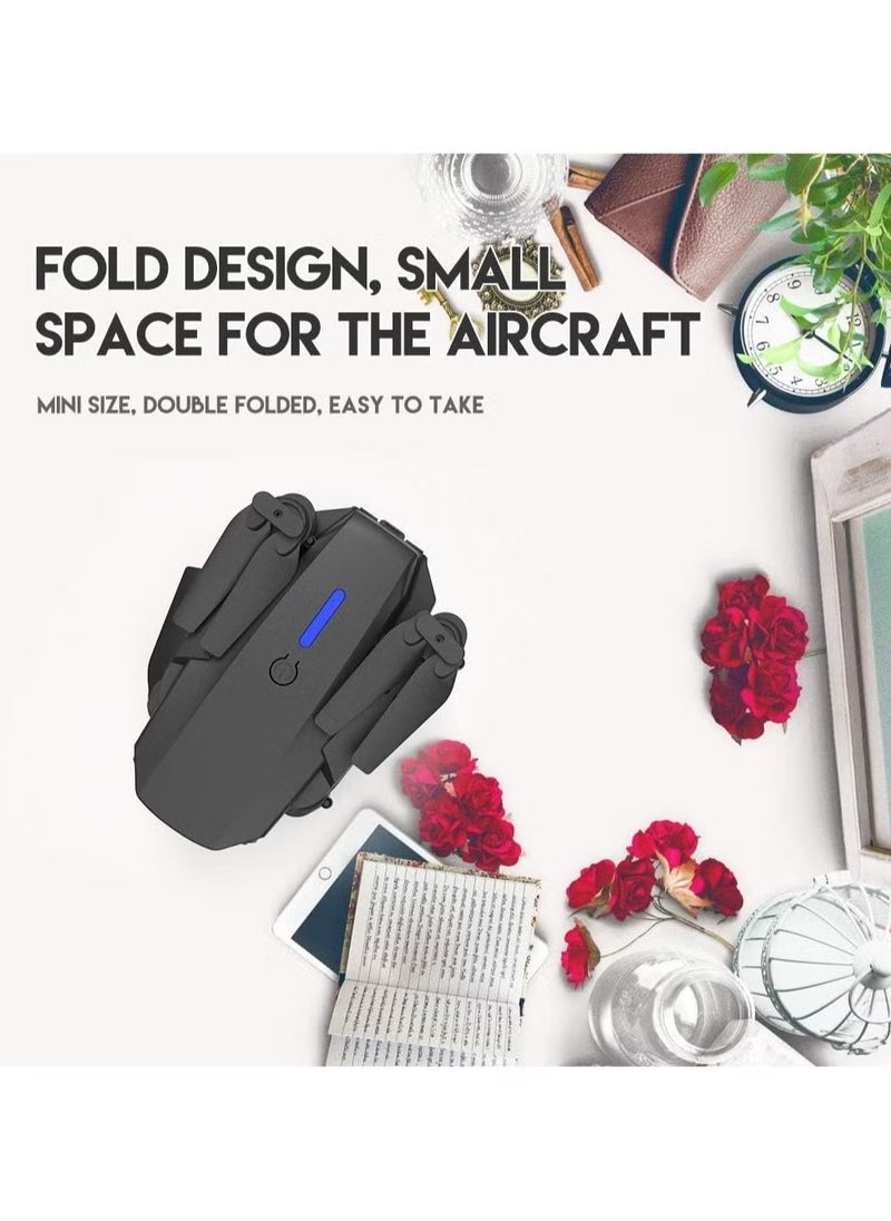 ماركة غير محددة - LS-E525 WiFi FPV 4K Camera Drone Headless Mode Dual Camera Drone 3 Batterires Black Suitable for Beginners and Kids - Image 1