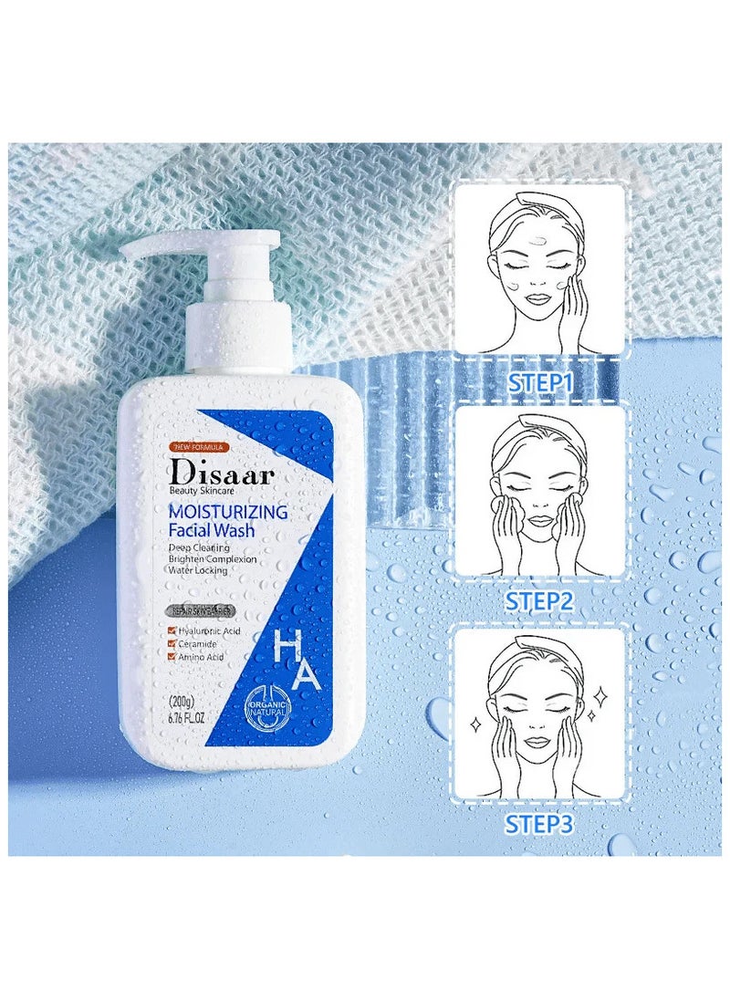 Disaar Disaar Moisturizing Facial Wash With Hyaluronic Acid 200 G  - Image 4