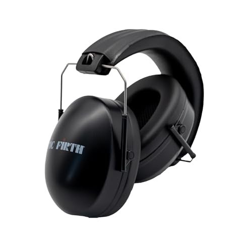 Vic Firth سماعات ممارسة الطبول من فيك فيرث DB23، سوداء - Image 3