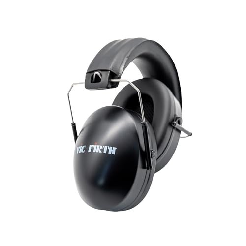 Vic Firth سماعات ممارسة الطبول من فيك فيرث DB23، سوداء - Image 2