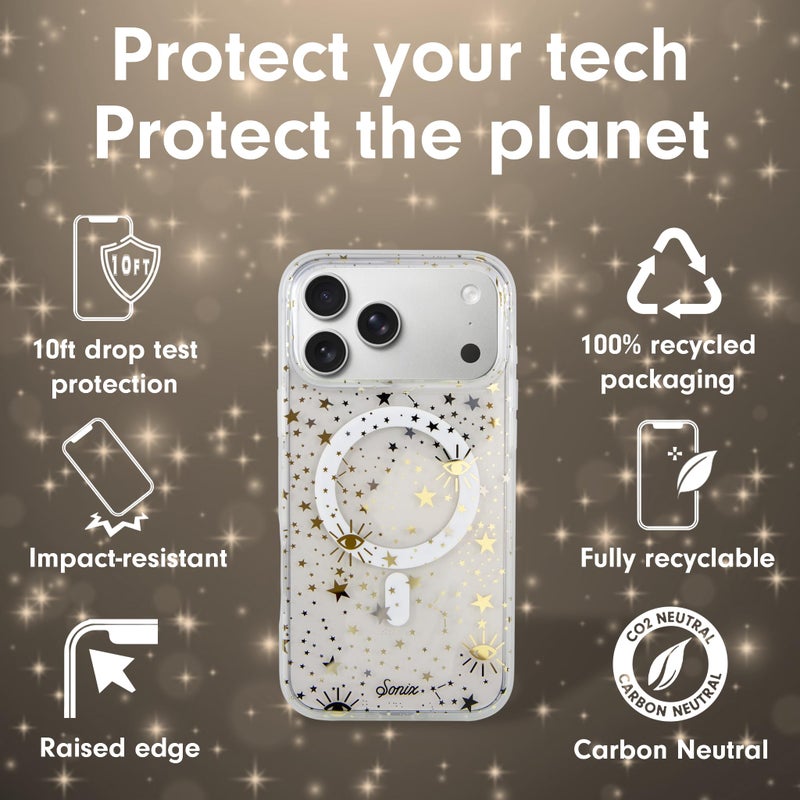 Sonix Case for iPhone 17 Pro | Compatible with MagSafe | 10ft Drop Tested | Cosmic Stars - Image 4