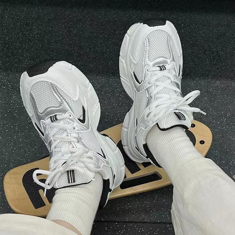 Torre Shoes Women 2025 Autumn New Fashion Thick Sole Lightweight Mesh Breathable Korean Casual Sneaker Women - Image 3