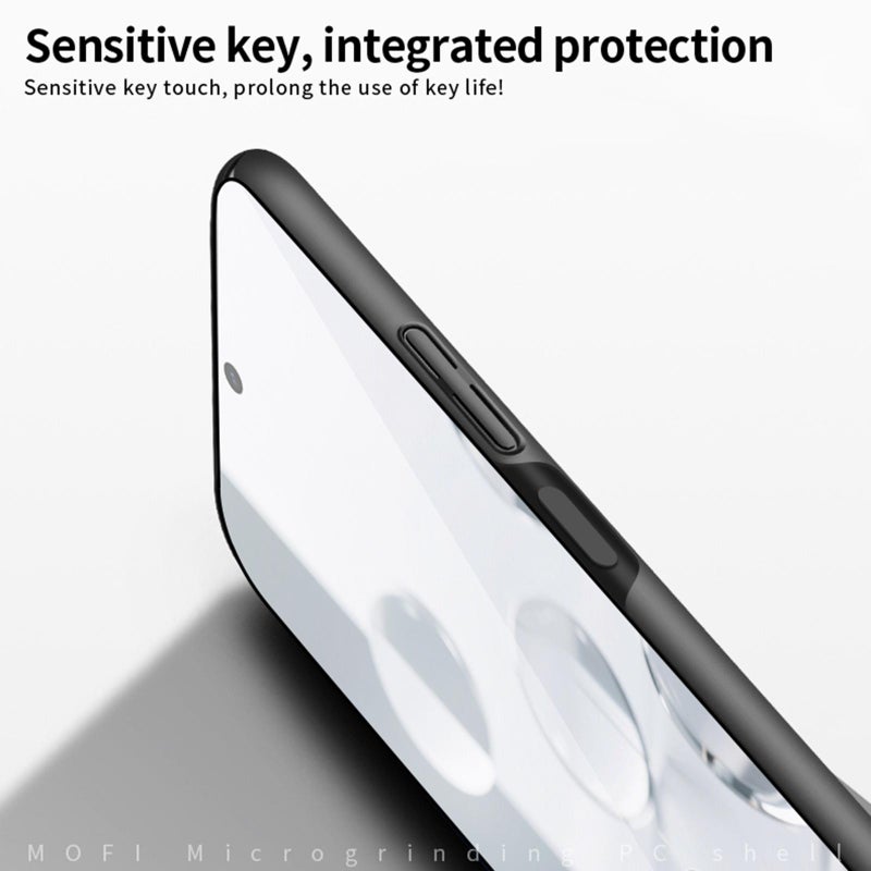 موفي جراب هاتف Huawei Pura 80 Ultra Micro-Frosted Pc فائق النحافة وصلب (أسود) - Image 5