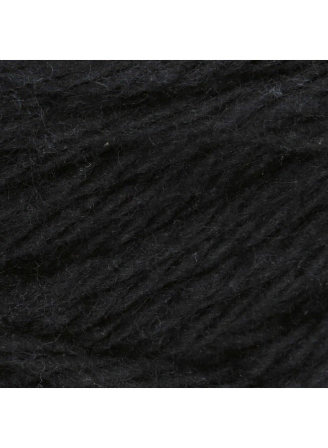 Lily خيوط قطنية سكر وكريمة، 14 أونصة، أسود، 1 مخروط - Image 3