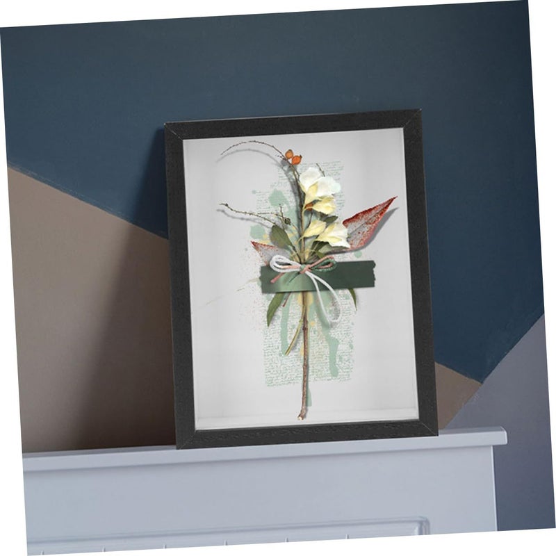 Versatile Shadow Box For Pressed Flowers Dried Flower Display Frame Wall Hanging Tabletop - Image 4