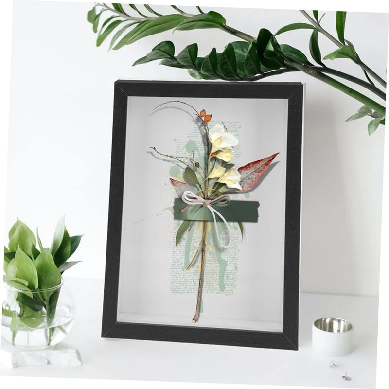 Versatile Shadow Box For Pressed Flowers Dried Flower Display Frame Wall Hanging Tabletop - Image 3