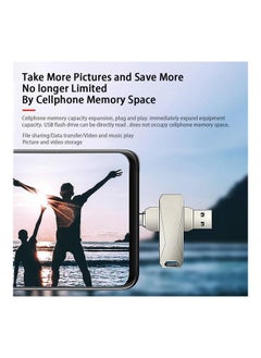 Generic Double Interface Flash Drive,High Speed USB Flash Drive ,Type-C and USB Double Interface,Durable and Sturdy，for Record Data Transmission Data,for Smartphones, Computers, Tablets, PC,32GB  - Image 5