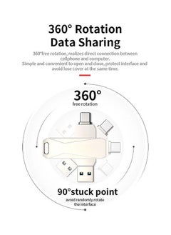 Generic Double Interface Flash Drive,High Speed USB Flash Drive ,Type-C and USB Double Interface,Durable and Sturdy，for Record Data Transmission Data,for Smartphones, Computers, Tablets, PC,32GB  - Image 2