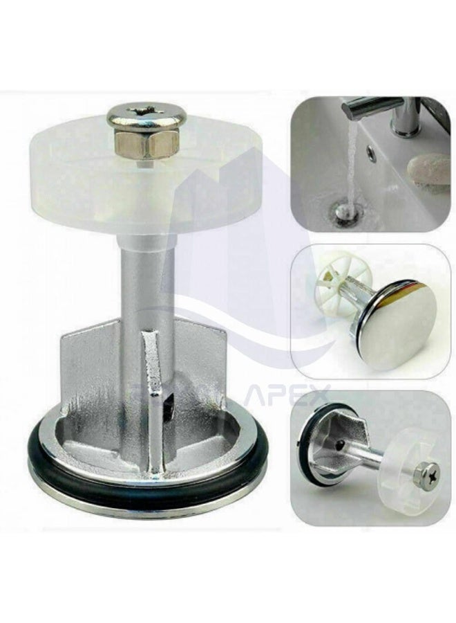 Royal Apex Chrome Plated Pop-Up Basin Sink Waste Trap Plug For Kitchen Bathroom Etc  - Image 5
