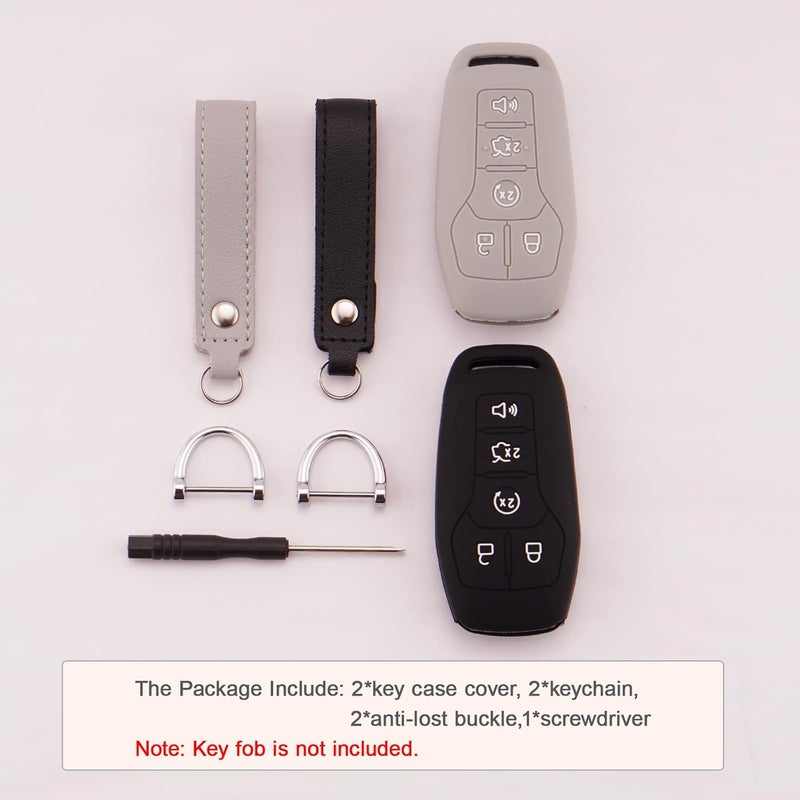 Koaudb Silicone Key Fob Cover for Ford Vehicles - Image 5