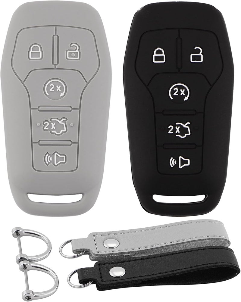 Koaudb Silicone Key Fob Cover for Ford Vehicles - Image 1