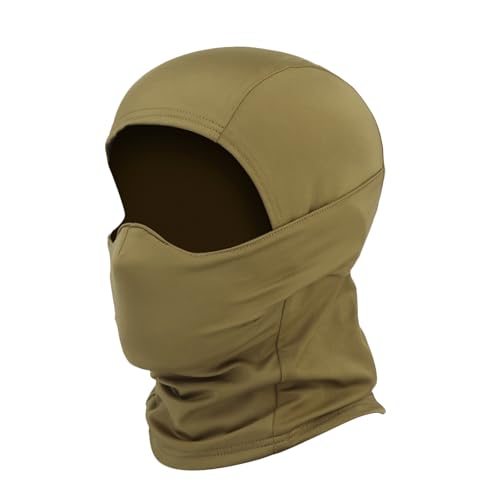 Qavctw Tactical Balaclava Mask Military Training Hooded Mask Shooting Full Face Mask Riding Hiking Paintball Fishing Hunting Head Wrap Mask Men Women Outdoor Breathable Headgear - Image 1