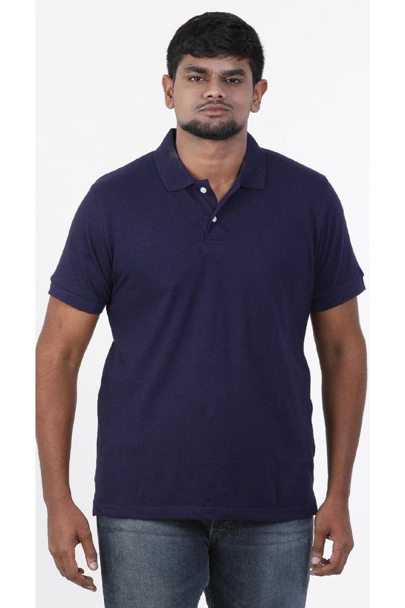 Dutees Dark Navy Blue CVC Polo Unisex Polo