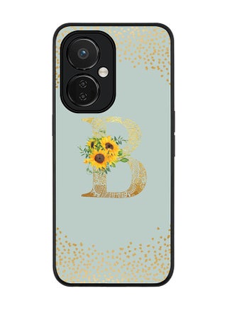 Rugged Black edge case for Nord CE 3 Lite Slim fit Soft Case Flexible Rubber Edges Anti Drop TPU Gel Thin Cover - Custom Monogram Initial Floral Pattern Alphabet - B - Light Grey - pzsku/ZC18FF1FC988222DFC43BZ/45/_/1684580754/aa7de463-093e-4373-895f-b3e1cba71929