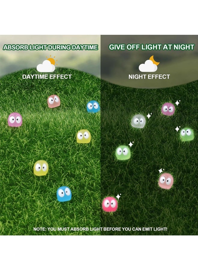 30 Pieces Cute Luminous Soot Sprites Automotive Interior Decoration Accessories for Car Rear view Mirror and Dashboard Cute Anime Decor for Home Garden Office Funny Ornament Gifts MultiColours - Image 2
