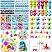 Capoda 156 Pcs Under the Sea Party Favors Ocean Themed Gifts Bulk Sea Animal Stickers Squeeze Slap Bracelet Stampers Piata Stuffers for School Classroom Prizes Birthday Goodie Bag Fillers - Image 3