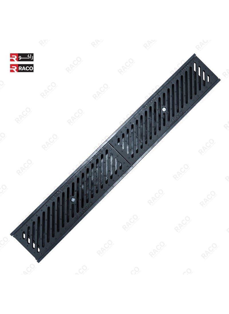 RACO RACO Floor Grating | Drainage Channel Grate for Garage, Water Rain Storm, Shower, Wet Room, Garden, Driveway – 1Mtr Length (Cast Iron)  - Image 2