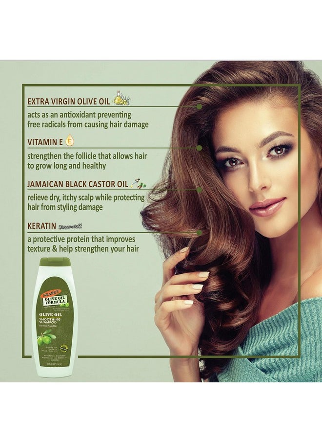 PALMER'S - Palmer's Olive Oil Formula Smoothing Shampoo Bottle, 400 ml - Image 1