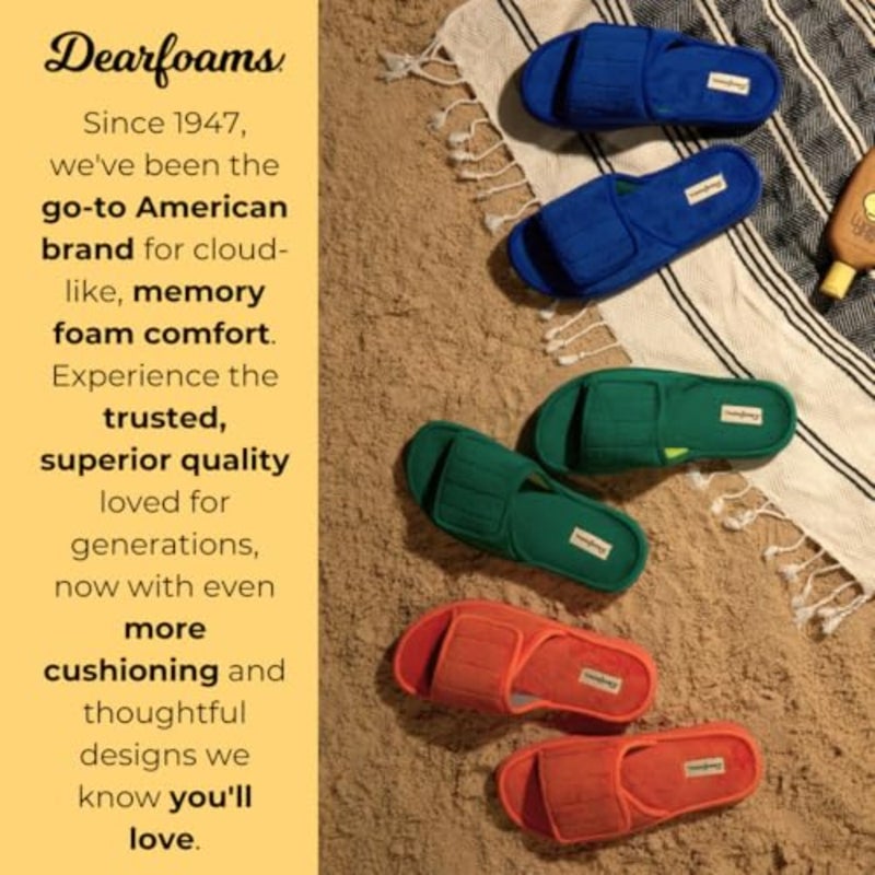 Men's Adjustable Indoor/Outdoor Memory Foam Machine Washable Summer Slide Slipper - Image 2