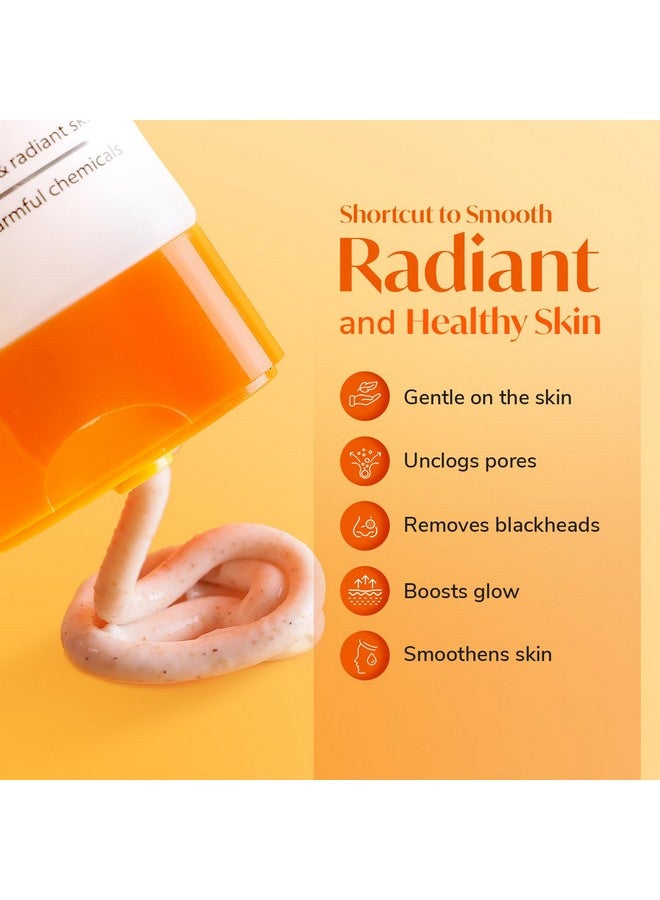 MEGLOW Apricot Scrub 70g | Gentle Exfoliation for Smooth, Radiant Skin | Deep Cleansing with Apricot & Walnut | Hydrating & Nourishing with Aloe Vera & Vitamin E Pack of 2 (70g each) - Image 4