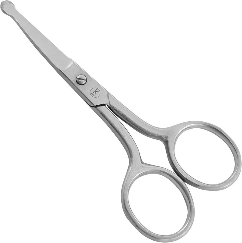 KPro Nose Ear Hair Scissor for Men and Woman Safety Facial Beard Mustache Scissors - Image 1