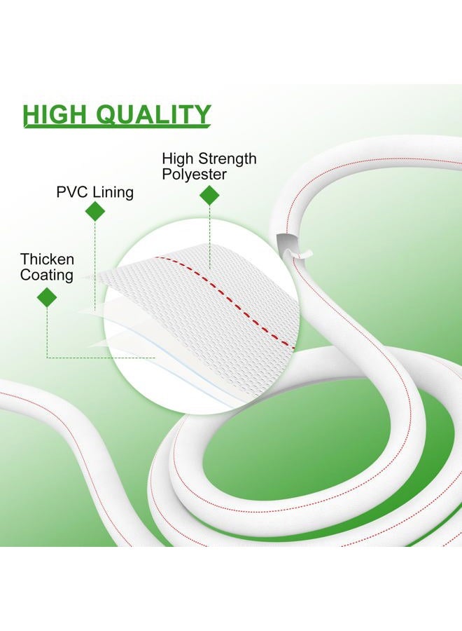 AGHITG 1-1/2" ID x 60 FT Lightweight Backwash Hose, Discharge Fire Hose Reinforced Pool Drain Hose, Lay Flat Sump Pump Hoses for Swimming Pool - Image 3