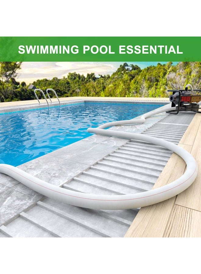 AGHITG 1-1/2" ID x 60 FT Lightweight Backwash Hose, Discharge Fire Hose Reinforced Pool Drain Hose, Lay Flat Sump Pump Hoses for Swimming Pool - Image 4