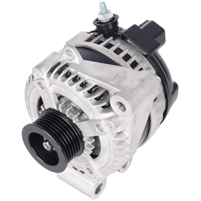 KUSATEC 104210-5360 New Alternator Compatible with 2010-2022 Jaguar F-Pace F-Type XE XF XFR XK XKR XFR-S XJ XJR XJR575 XKR-S; Land Rover Range Rover 2010-2012 Sport LR4 2010-2013; 12V 150A - Image 1