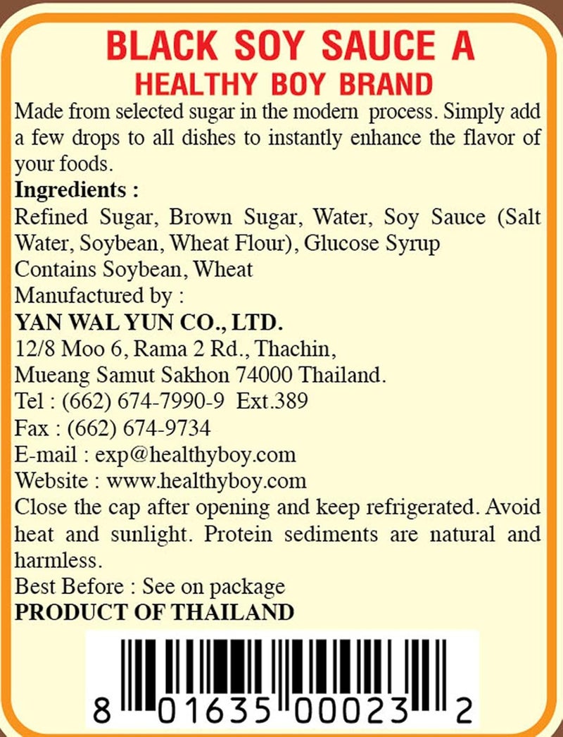 Healthy Boy Thai Black Soy Sauce - Authentic Thai Seasoning, 14 Ounce Bottle - Image 3