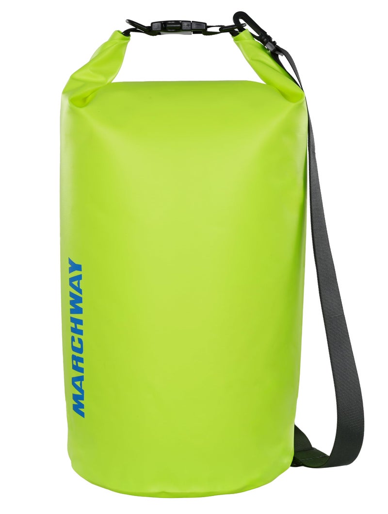 MARCHWAY Floating Waterproof Dry Bag Backpack 5L/10L/20L/30L/40L, Roll Top Sack Keeps Gear Dry for Kayaking, Rafting, Boating, Swimming, Camping, Hiking, Beach, Fishing (Bright Yellow, 40L) - Image 1