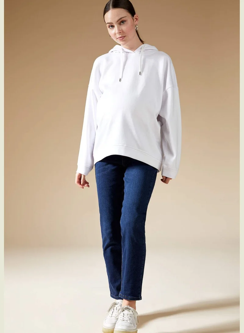 DeFacto Boyfriend Fit Wide Leg Maternity Jean Trousers