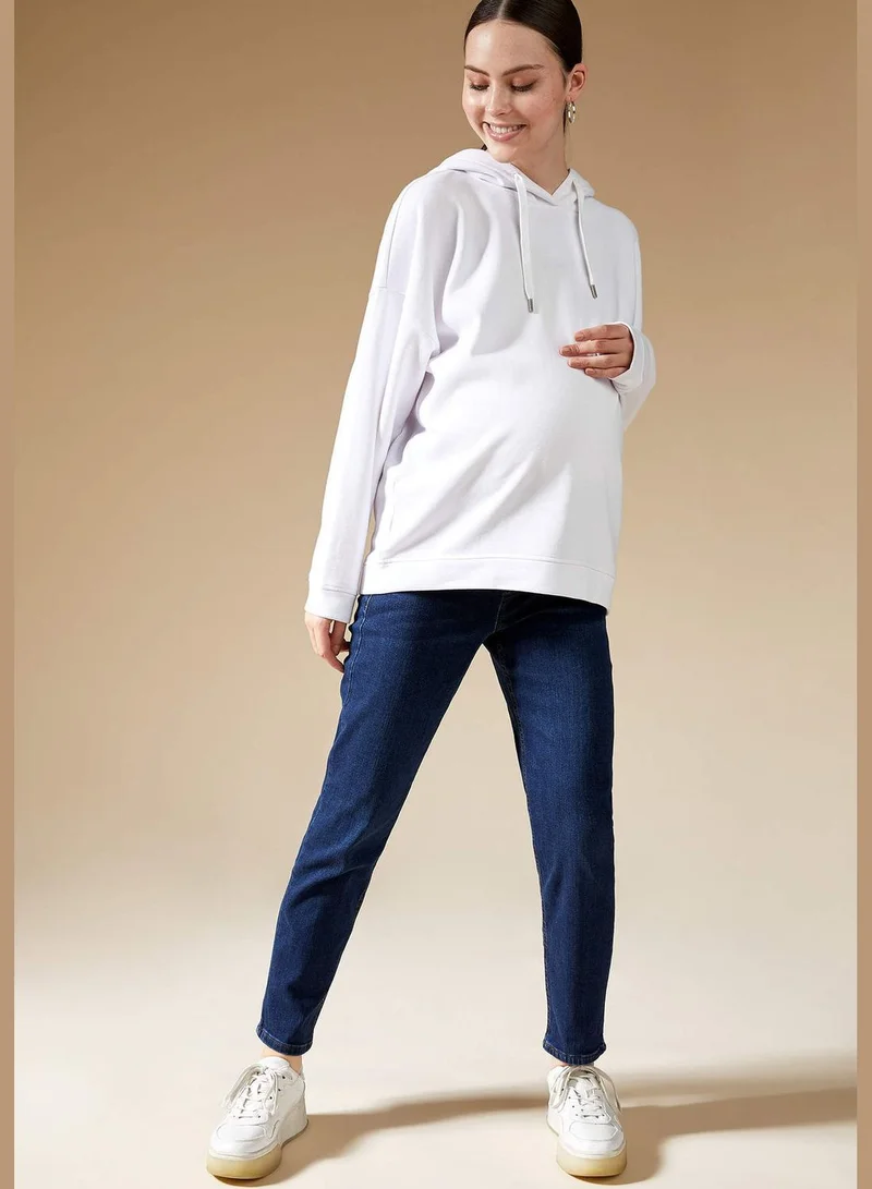 DeFacto Boyfriend Fit Wide Leg Maternity Jean Trousers