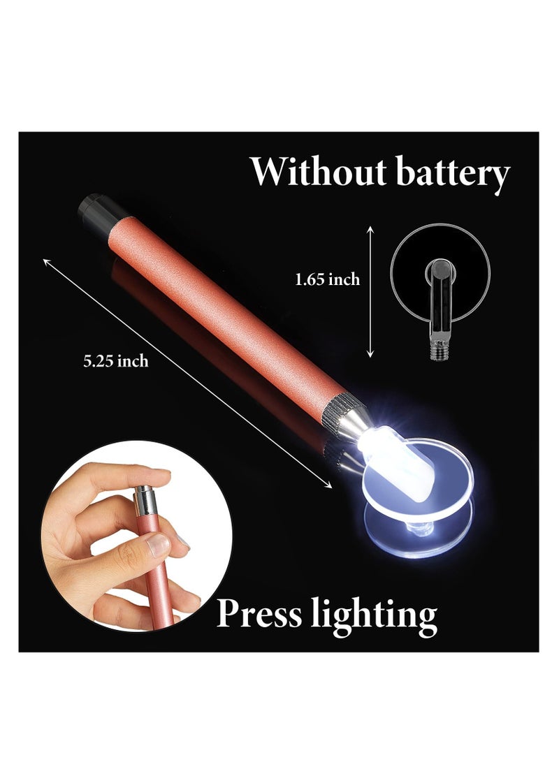 6-Piece LED Diamond Painting Pen Set - Efficient Tools for 5D Art, Jewelry, and Nail Designs with Tape and Light Point Drills - Image 2