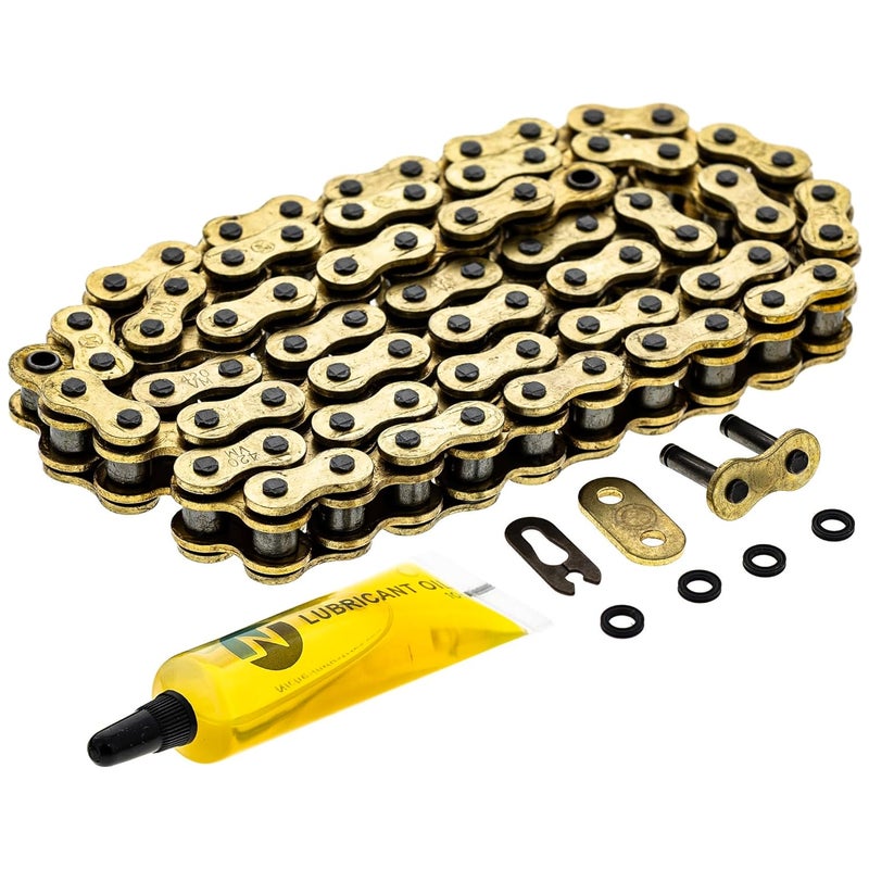 NICHE Gold 420 X-Ring Chain 76 Links with Connecting Master Link - Image 1