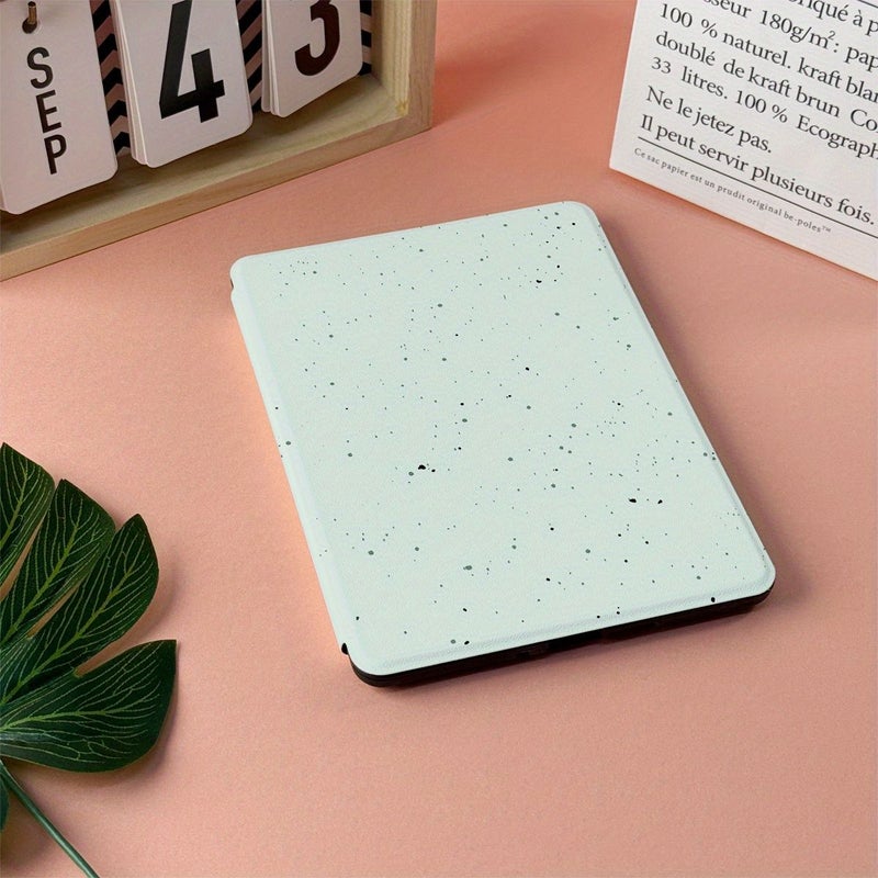 Minimalist Glossy Freehand Painting Soft Shell Zippered Sleeve Fits Kindle Paperwhite 11th Gen Kobo Nia Glo Clara HD 2E Pocketbook Touch Lux HD Basic Protective Cover Holiday Gift For Men Women Ages 14 And Up Mixed Color - Image 3