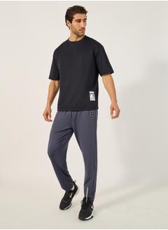 Styli Ultra Lightweight Textured Badge Detail T-Shirt  - Image 2